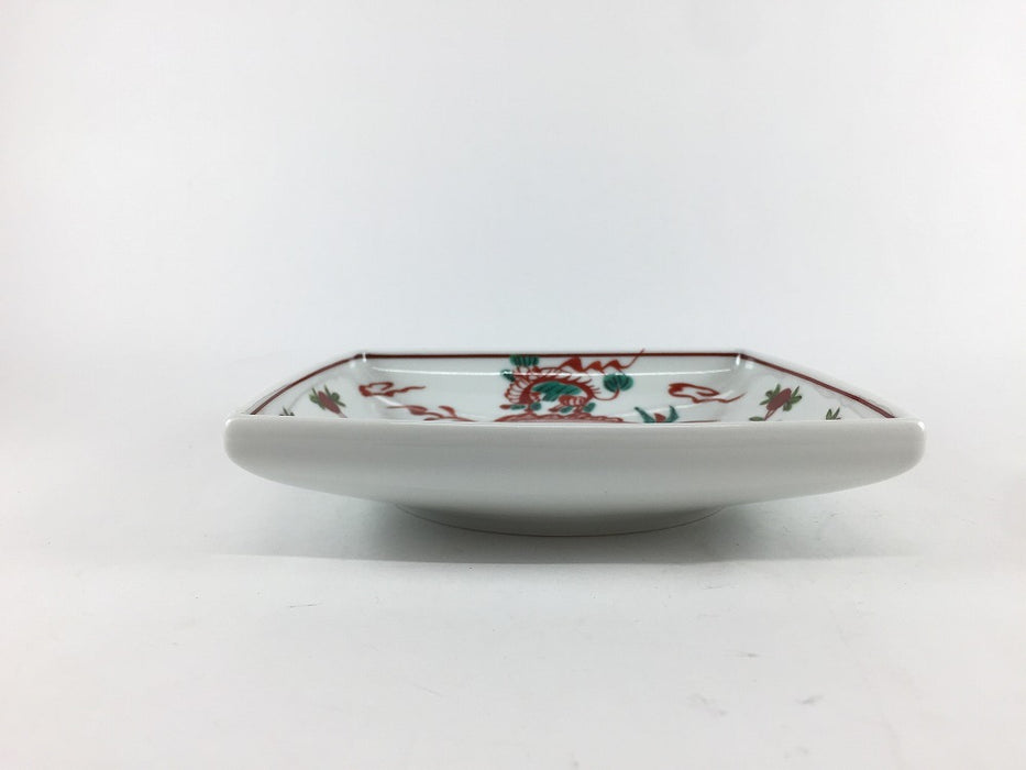 【SALE】麒麟万暦　角丸6.5寸深皿　15.5cm 　有田焼【訳あり】