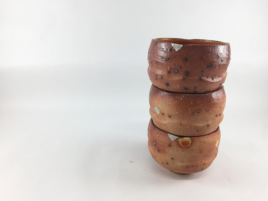 【SALE】小抹茶小鉢　土彩金銀箔内赤　9cm/200cc　有田焼(j.R)【訳あり】