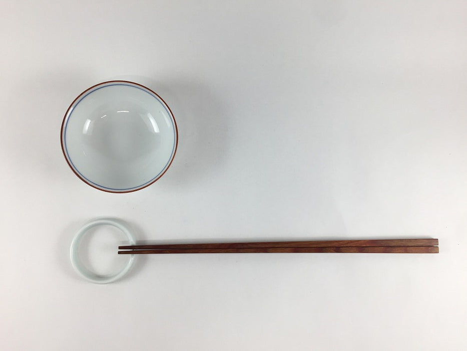 【SALE】丸チョコ.渕錆呉須線　7.5cm/50cc　波佐見焼(j.R)【訳あり】