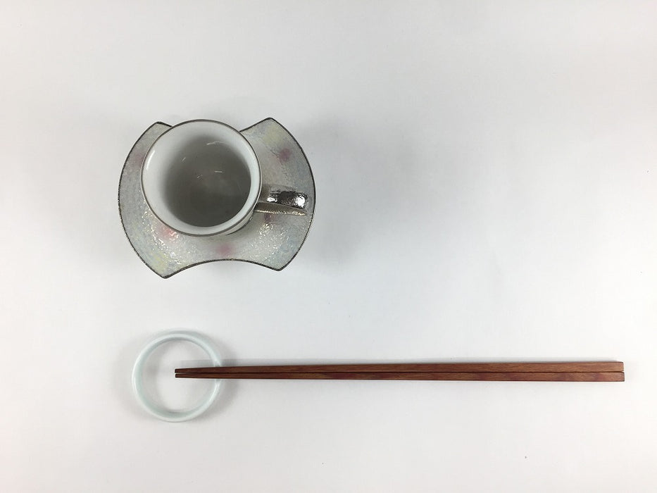 【SALE】デミタスC/S(ラスターピンク)　5cm/60cc　有田焼【訳あり】