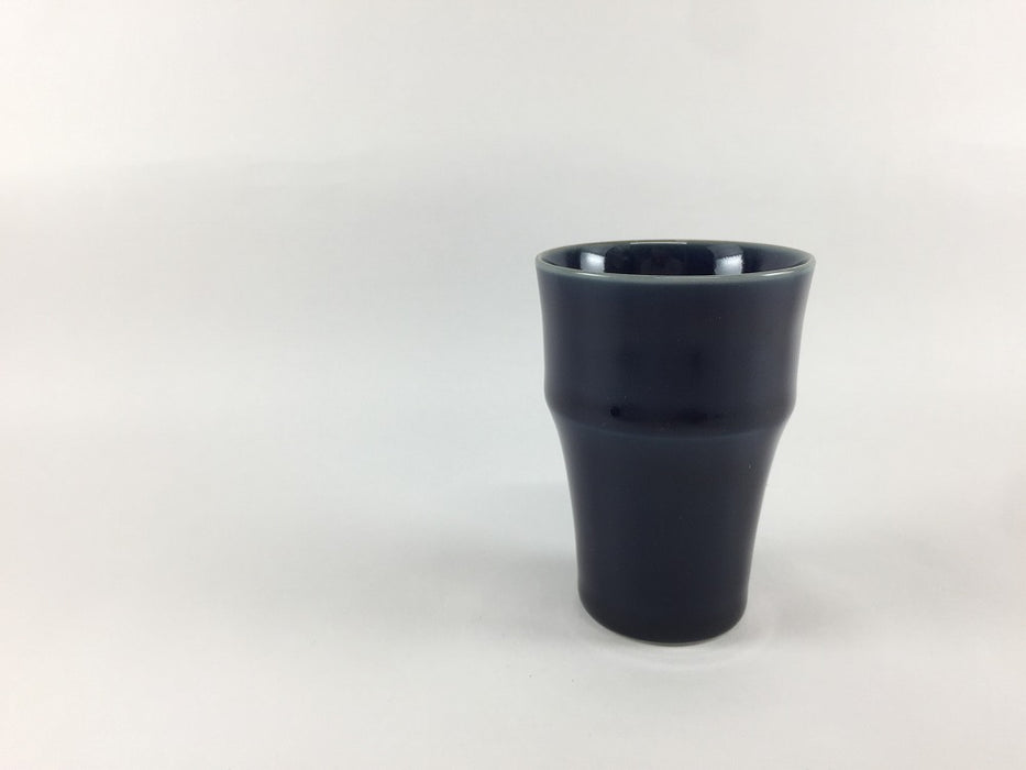 【SALE】120cc竹カップ.紺　6cm　有田焼【訳あり】