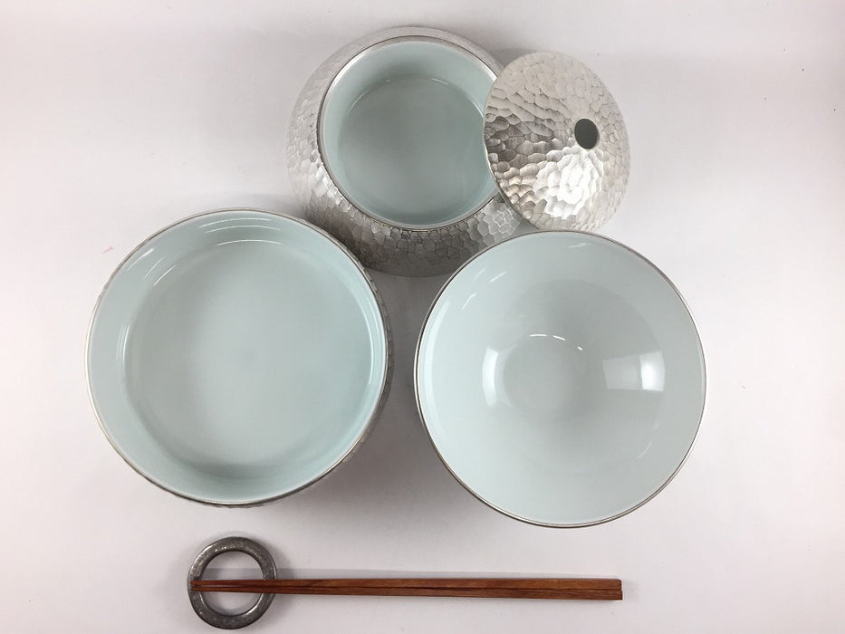 【SALE】玉重　本銀彩槌目内白　16cm　有田焼【訳あり】
