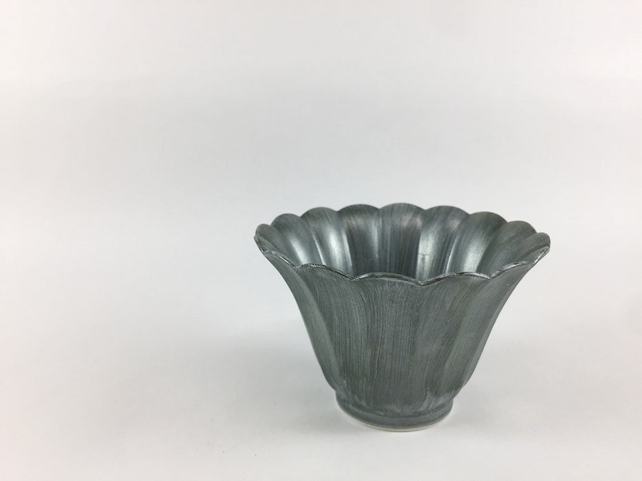 8cm菊割小小鉢.苔彩　伊万里焼