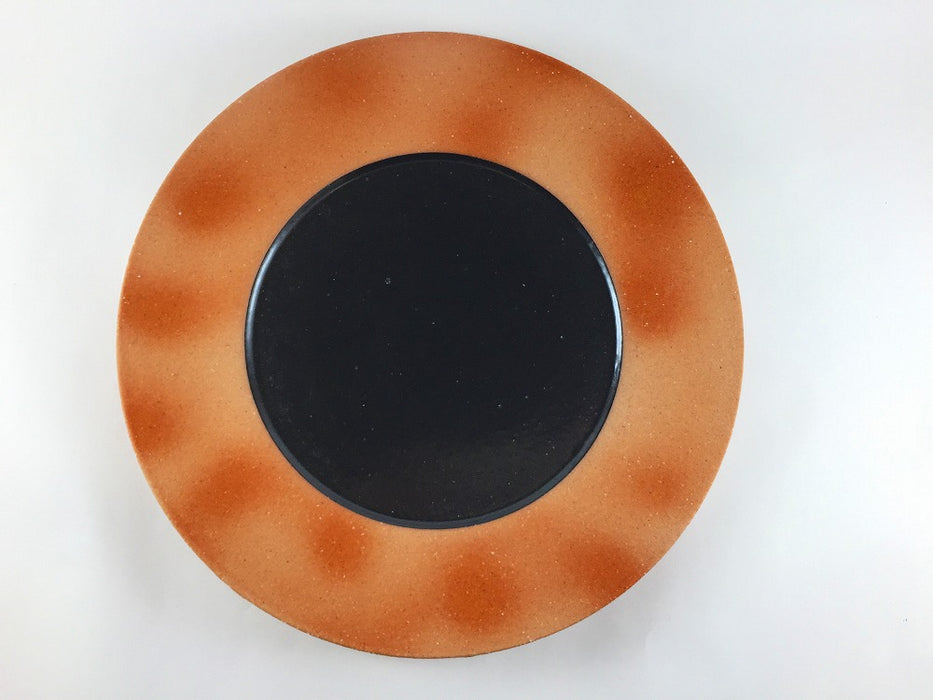 【SALE】内黒面8.5寸皿　26cm　有田焼【訳あり】