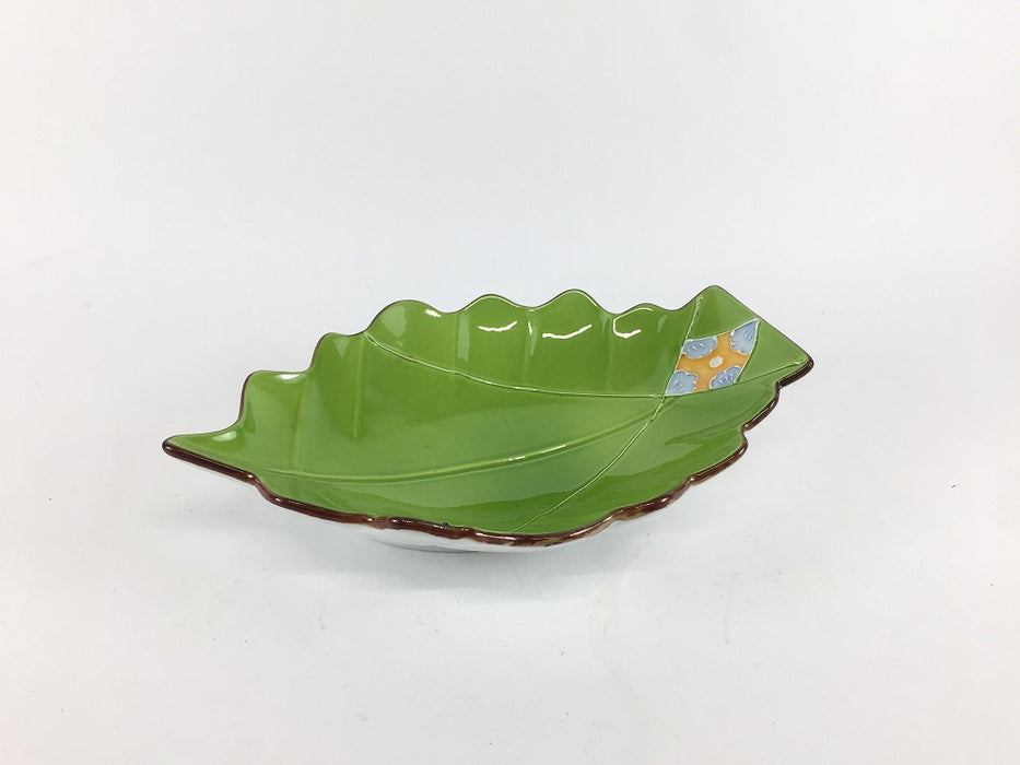【SALE】16木立小鉢　新緑/菱文　16cm　有田焼【訳あり】