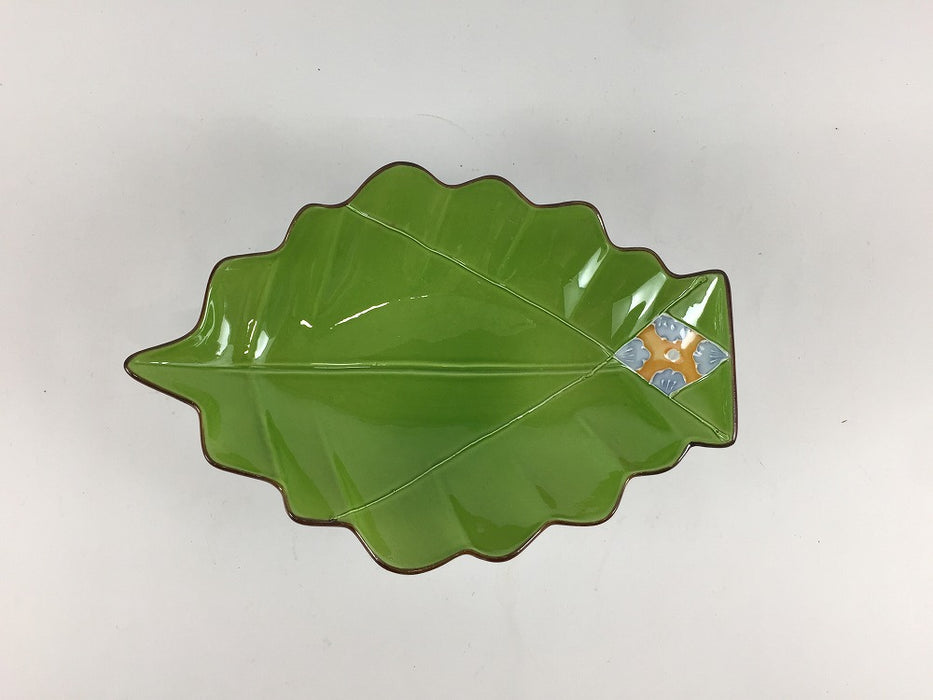 【SALE】16木立小鉢　新緑/菱文　16cm　有田焼【訳あり】