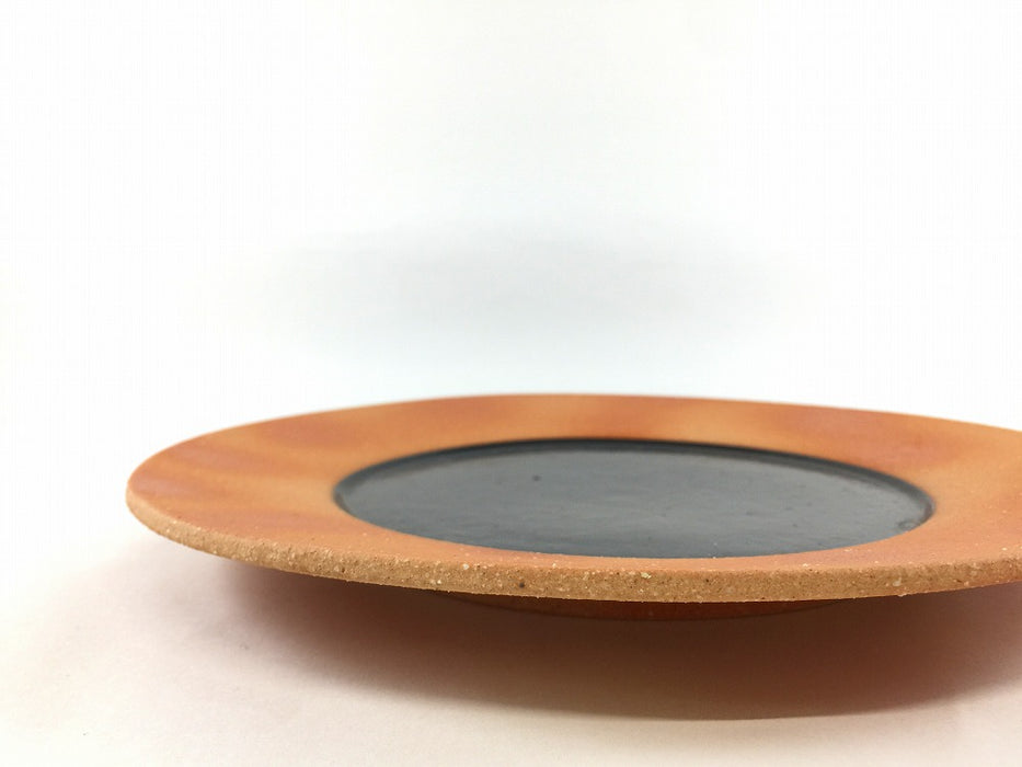 【SALE】内黒面8.5寸皿　26cm　有田焼【訳あり】