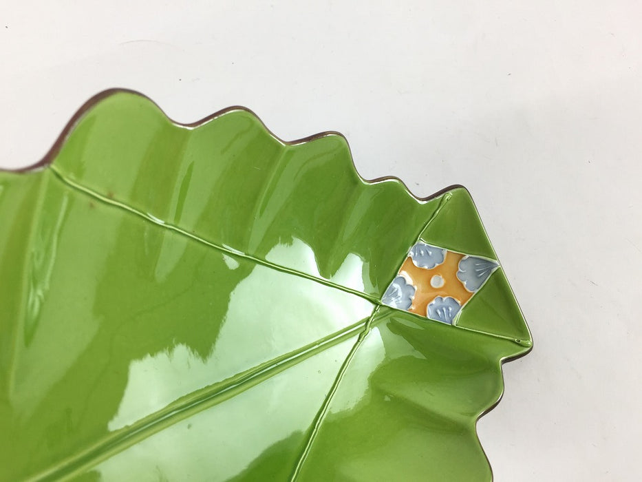【SALE】16木立小鉢　新緑/菱文　16cm　有田焼【訳あり】