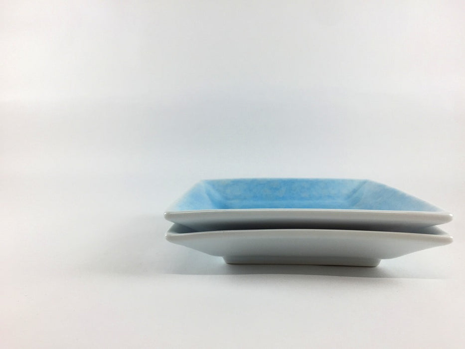 【SALE】結晶額渕銘々皿　(トルコ/ピンク)　12cm　有田焼【訳あり】