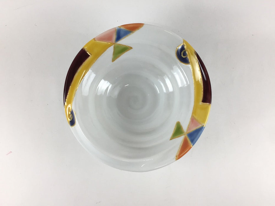 【SALE】渕折小鉢　色遊び　14cm　有田焼【訳あり】