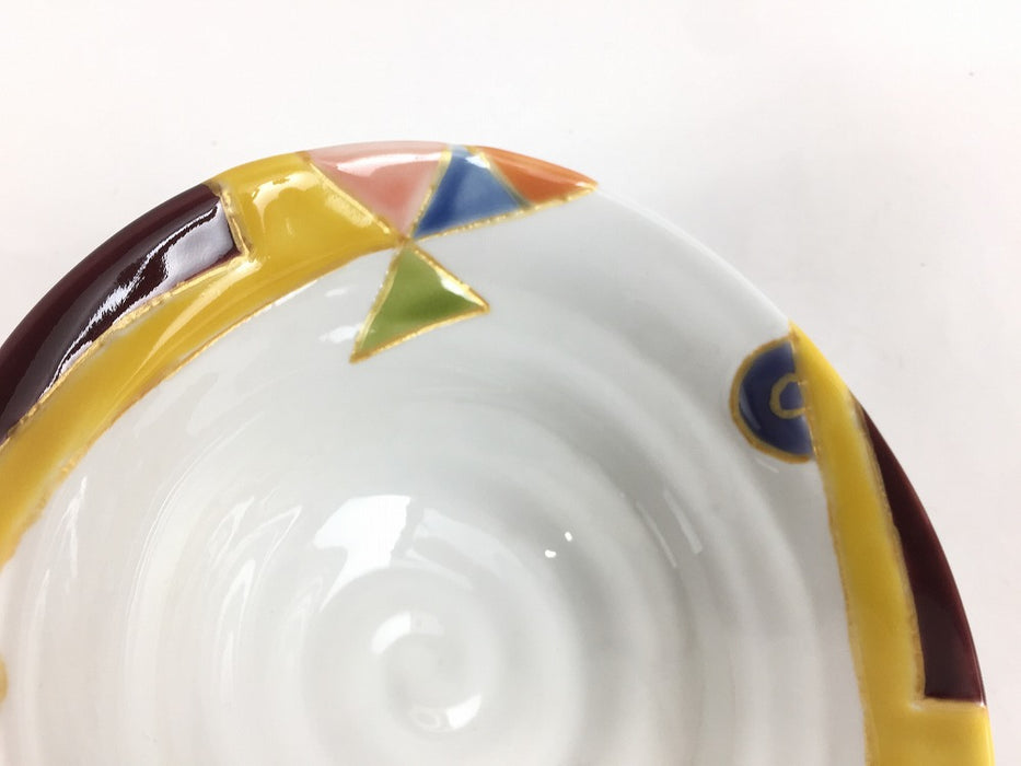 【SALE】渕折小鉢　色遊び　14cm　有田焼【訳あり】