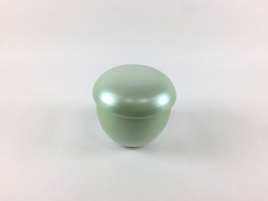 【SALE】75丸小蓋物　銀緑巻　7.5cm　有田焼【訳あり】