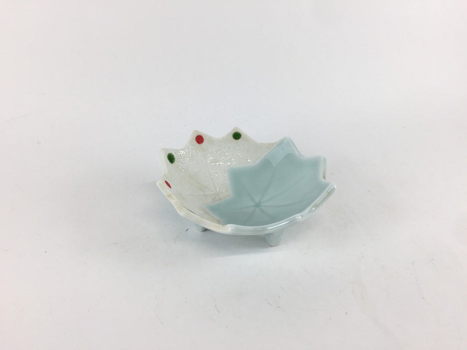【SALE】青磁モミジ珍味　有田焼　【在庫9】