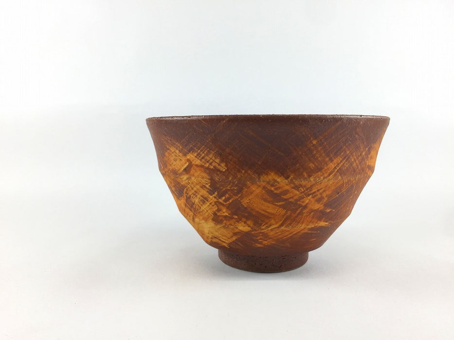 【SALE】DAN丼　ザラメ黒茶カスリ　13cm　有田焼【訳あり】