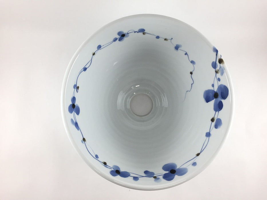 235mm洗面鉢(藍花唐草)　波佐見焼(j.R)【限定品】