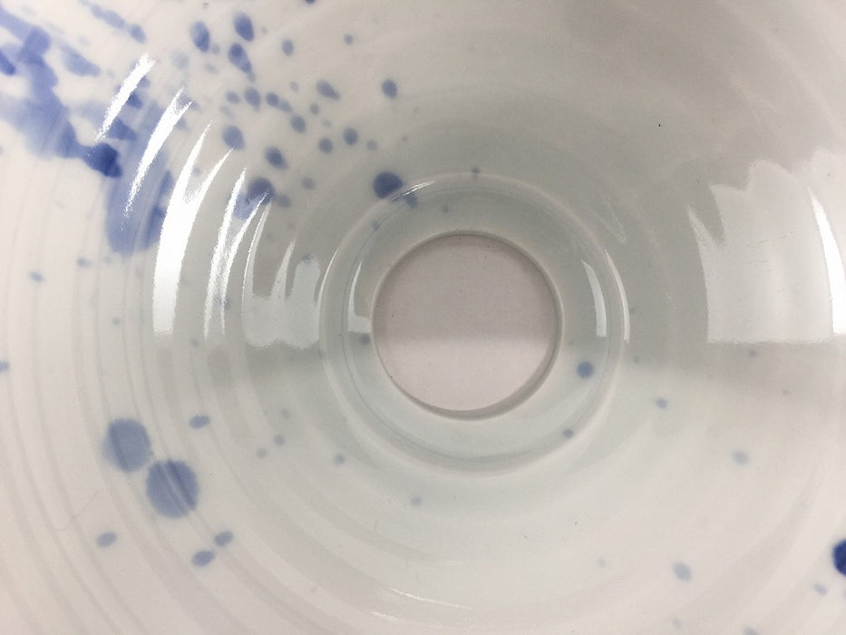 235mm洗面鉢(藍吹刷毛)　波佐見焼(j.R)【限定品】