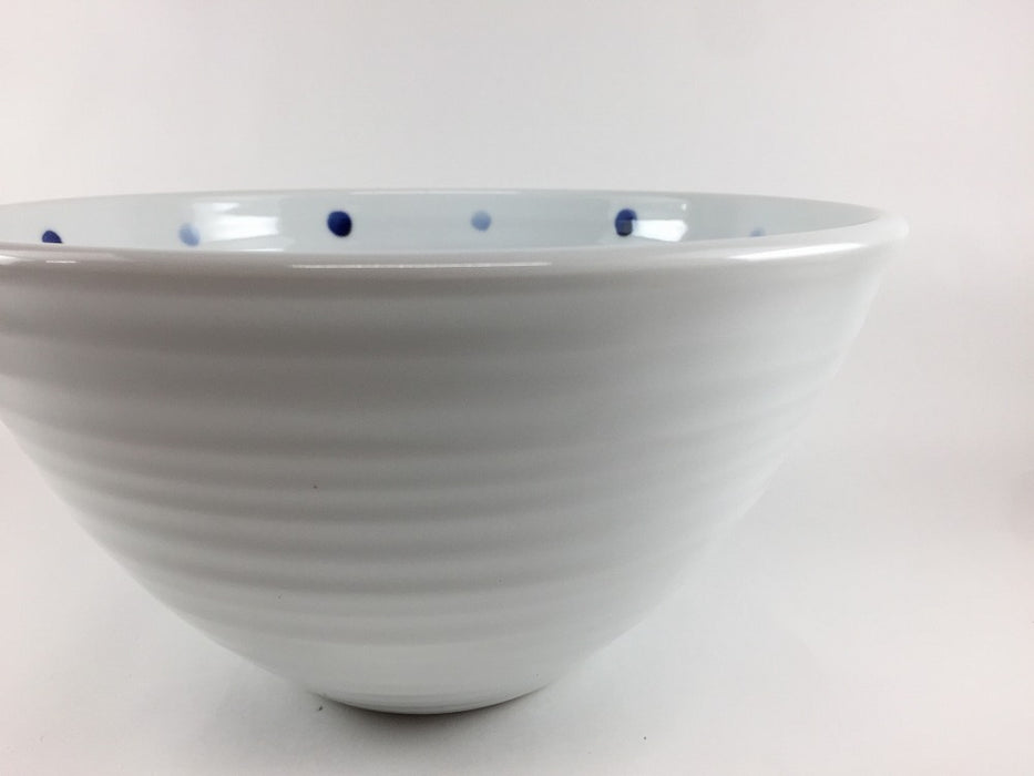 235mm洗面鉢(藍水玉)　波佐見焼(j.R)【限定品】