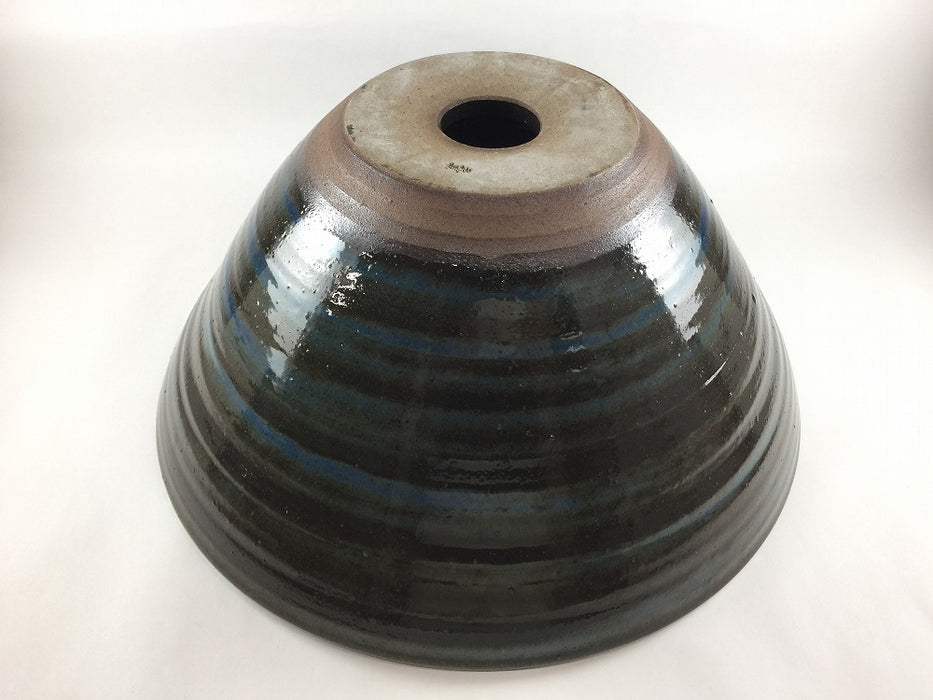 【SALE】33cm洗面鉢(青黒) 　有田焼(j.R)【訳あり】