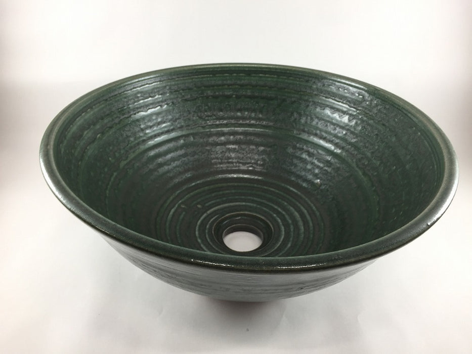 【SALE】洗面鉢33cm　緑彩　有田焼(j.R)【訳あり】