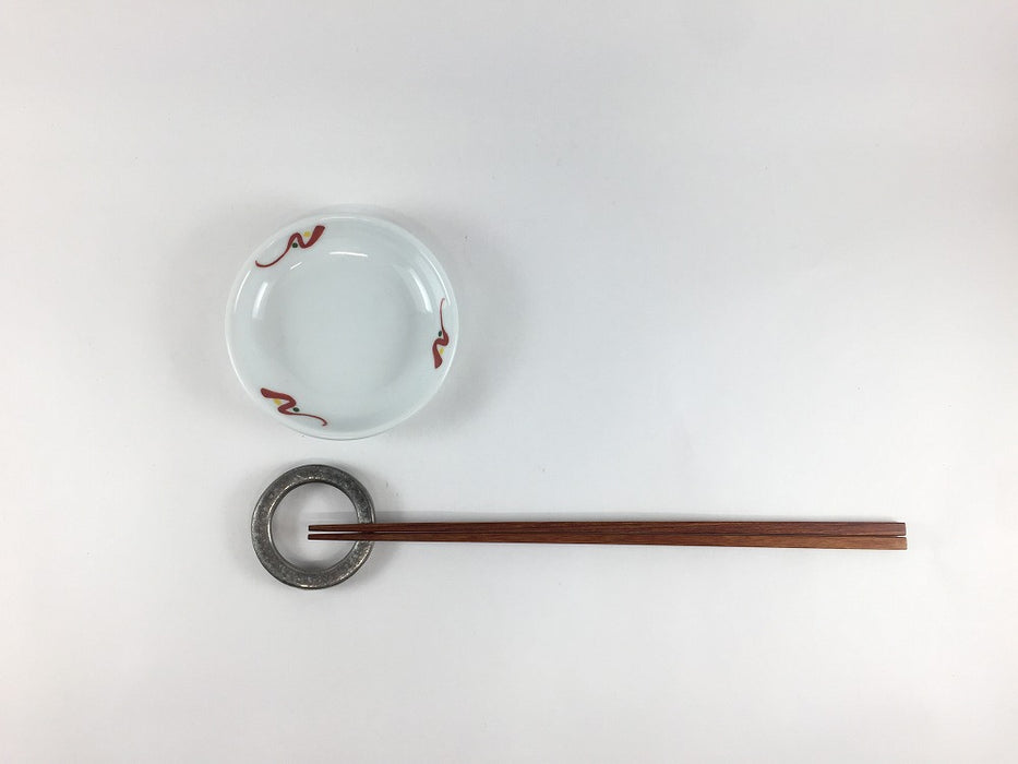 【SALE】9cm小皿.色絵　波佐見焼(j.R)【訳あり】