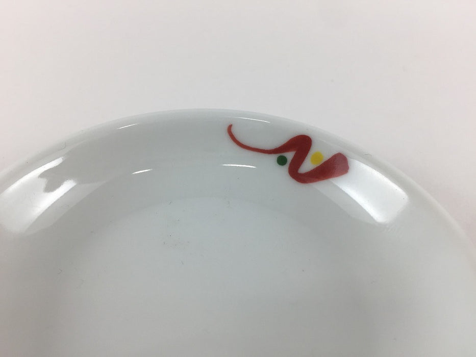 【SALE】9cm小皿.色絵　波佐見焼(j.R)【訳あり】