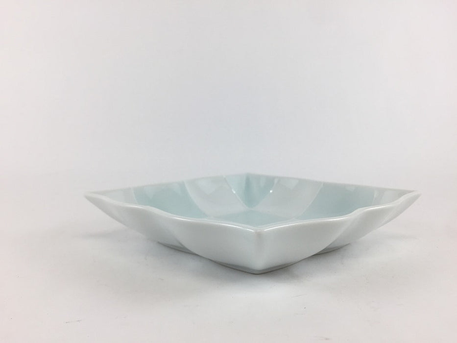 【SALE】180波菱向　青白市松　18cm　波佐見焼【訳あり】