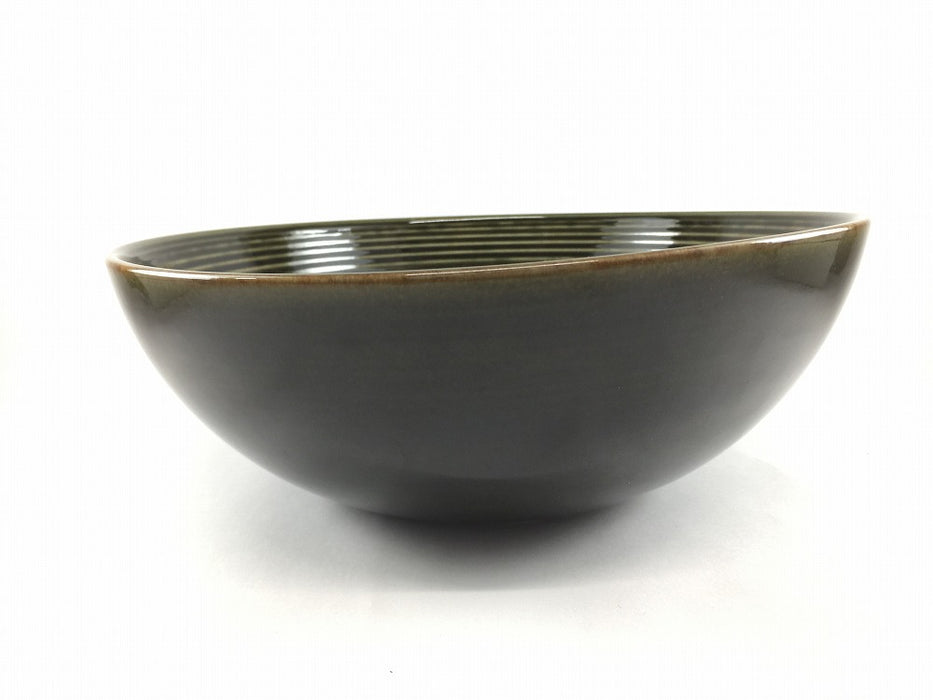 【SALE】手洗鉢28cm.苔色　有田焼(j.R)【訳あり】