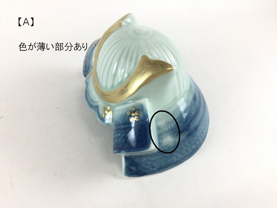 【SALE】染錦半月兜　蓋付珍味(A/B/C/D)　有田焼【こどもの日/端午の節句】