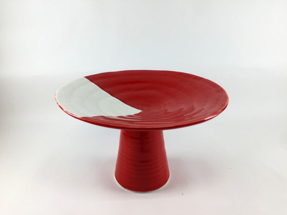 【SALE】錦紅赤陽光1/4天空向付親　19cm　有田焼【訳あり】