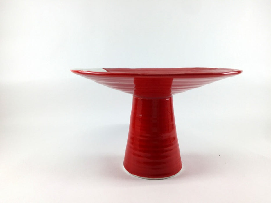 【SALE】錦紅赤陽光1/4天空向付親　19cm　有田焼【訳あり】