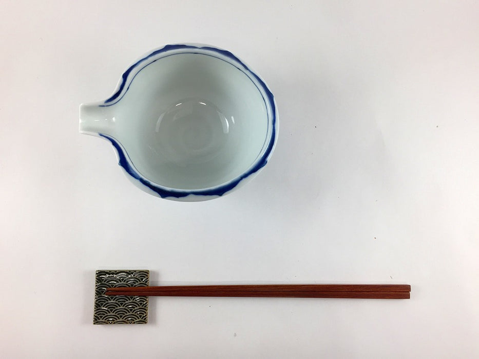 【SALE】250cc片口器　藍福　13cm　有田焼【訳あり】