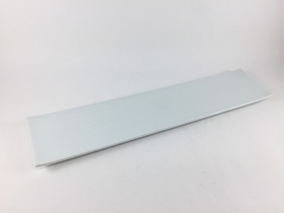 【SALE】白内彫長角皿(細)　36cm 　有田焼【訳あり】