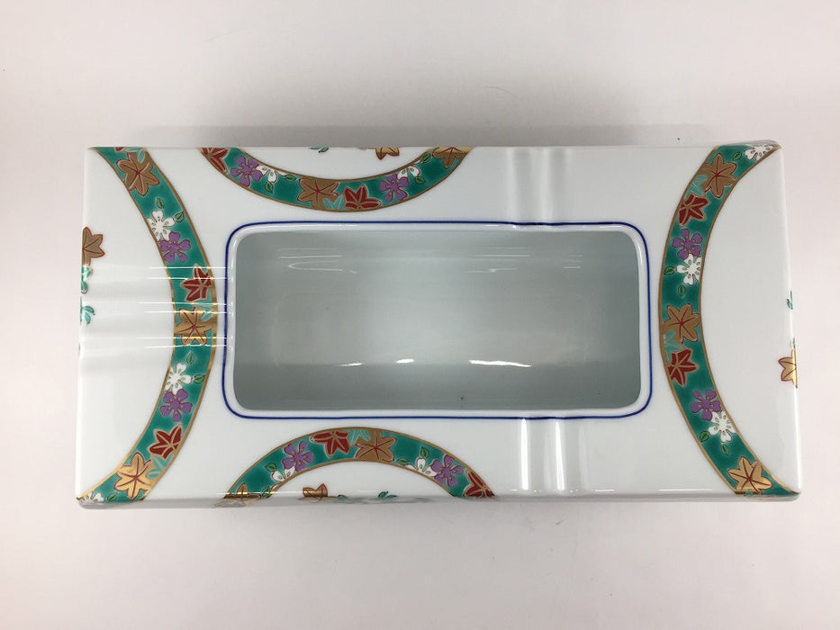 【SALE】32長灰皿(雲錦)　31.5cm 　有田焼【訳あり】