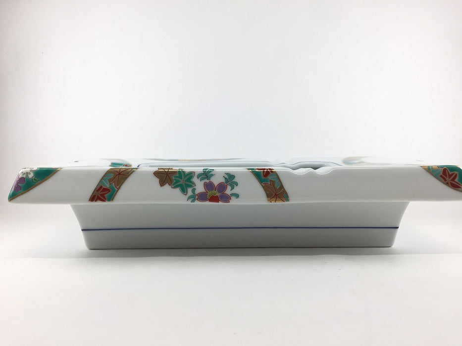 【SALE】32長灰皿(雲錦)　31.5cm 　有田焼【訳あり】