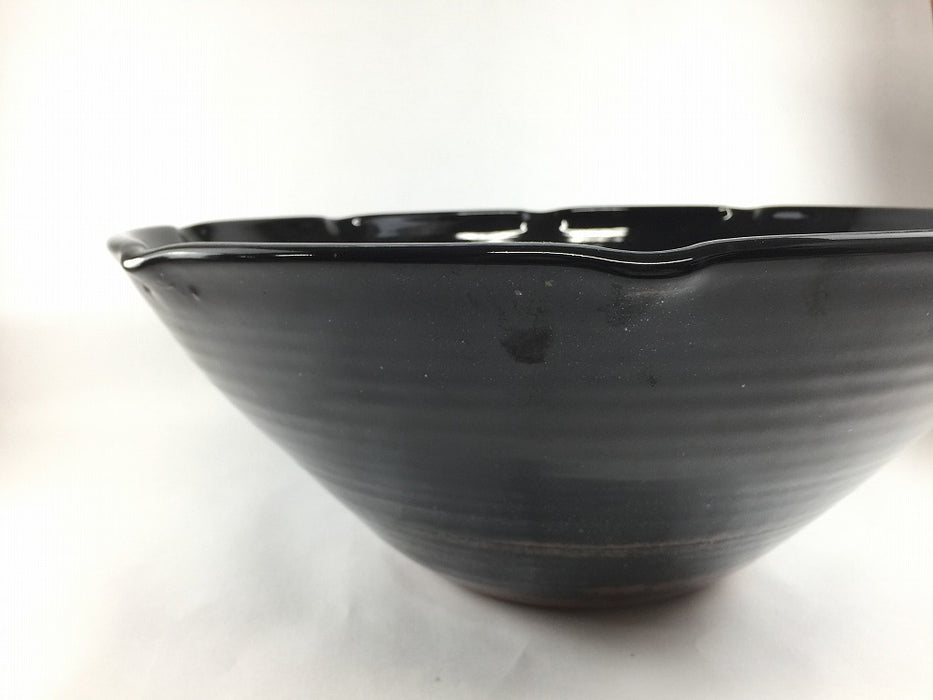 【SALE】38cm花型手洗い鉢　月夜　有田焼(j.R)【訳あり】