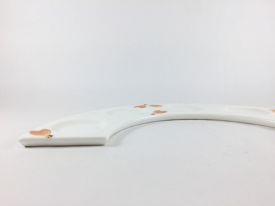【SALE】花吹半月五品盛皿　31cm 　有田焼【訳あり】