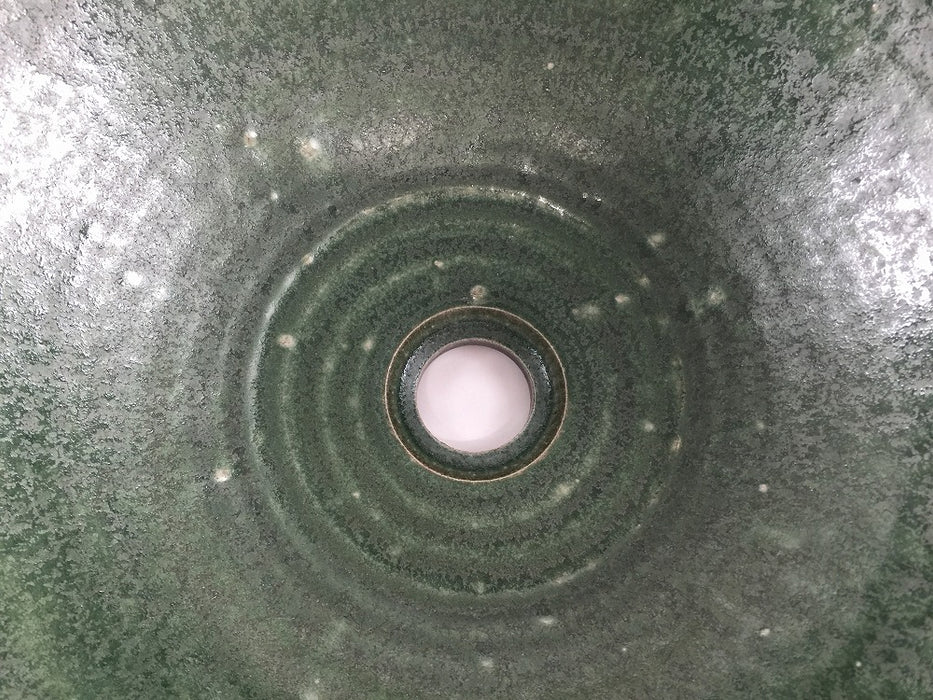 洗面鉢38cm.緑彩　有田焼(j.R)【限定品】