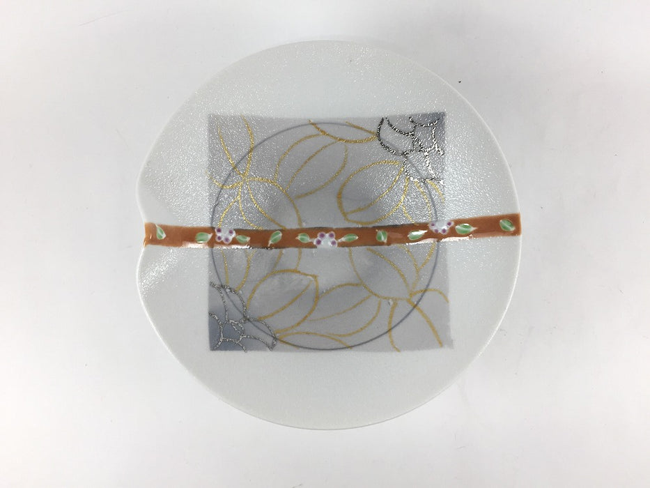 【SALE】一押向　墨画　15cm　有田焼【訳あり】