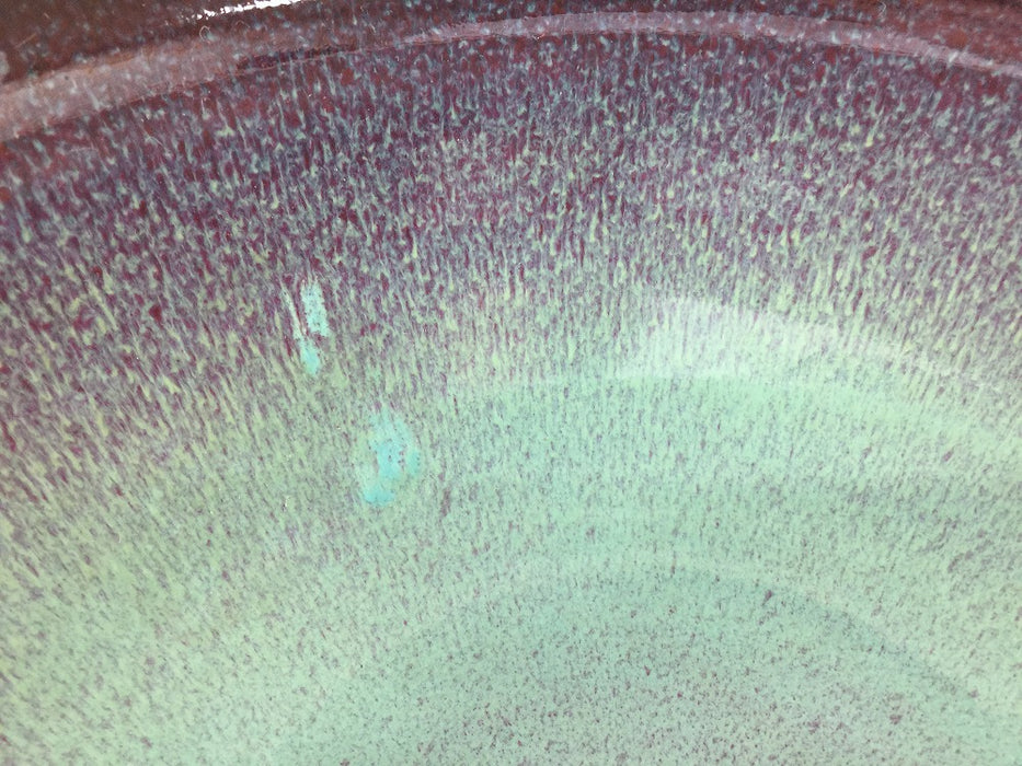 【SALE】33cm反手洗鉢.碧緑彩　有田焼四郎窯(j.R)【訳あり】