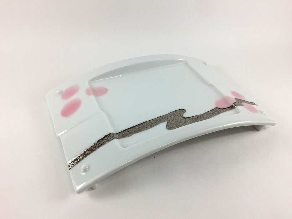 【SALE】花吹雪橋型前菜　20cm　有田焼【訳あり】