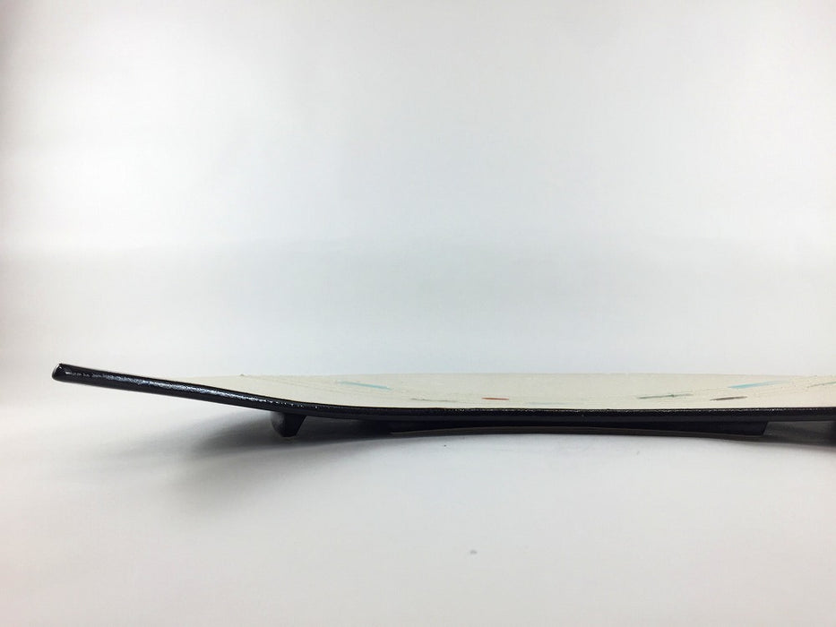 【SALE】パール琴三日月皿　26.5cm　有田焼【訳あり】