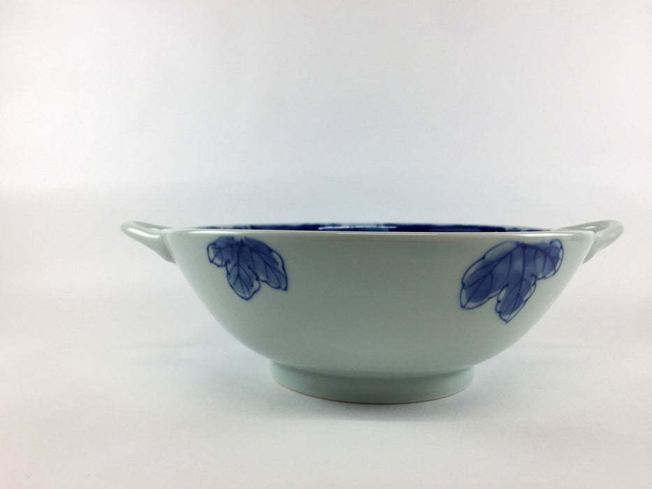 【SALE】ダミ木の葉耳付鉢　24cm　有田焼【訳あり】