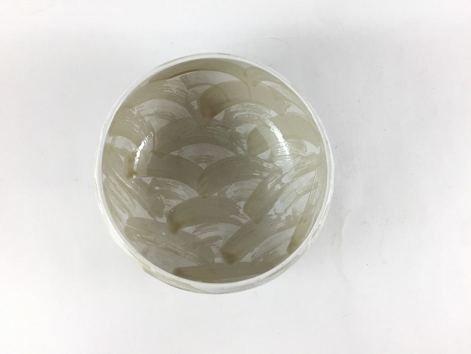 【SALE】内外銀波渕丸小丼　12cm　有田焼【訳あり】