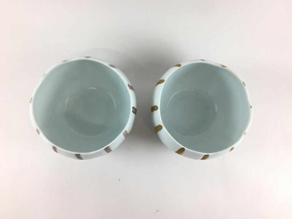 【SALE】11cm鋳込み中付　十草　(銀/金)　有田焼【訳あり】