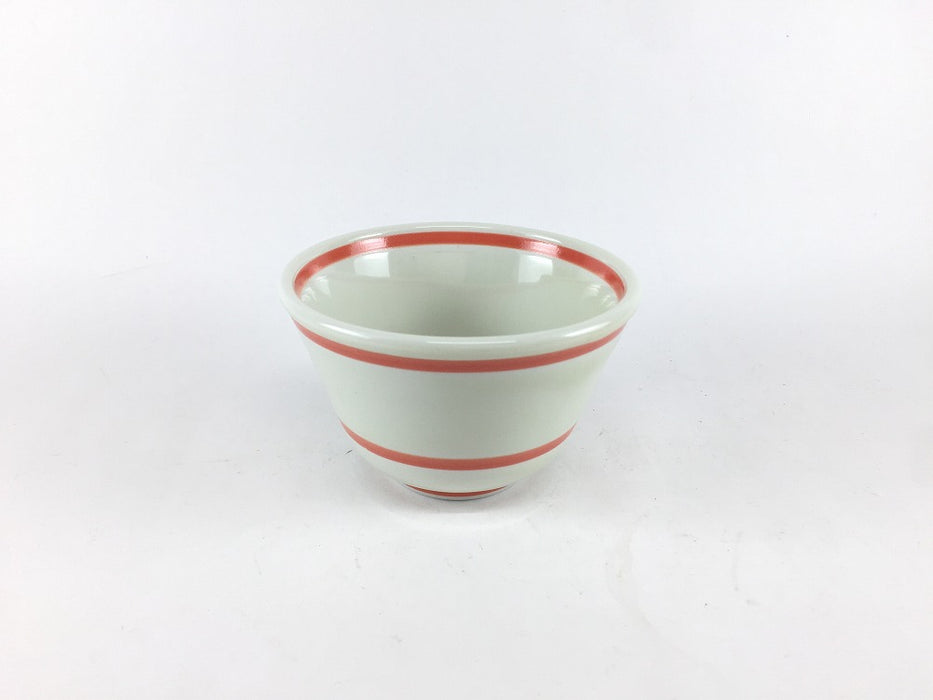 【SALE】赤ライン反仙茶　9.5cm　有田焼【訳あり】