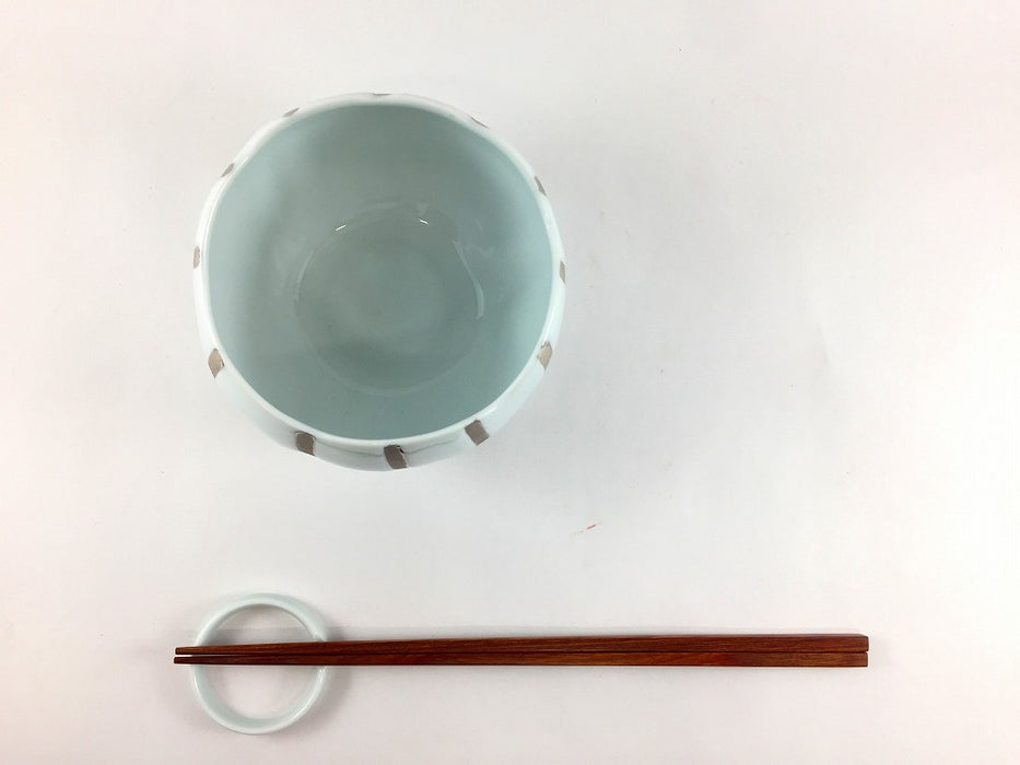 【SALE】11cm鋳込み中付　十草　(銀/金)　有田焼【訳あり】