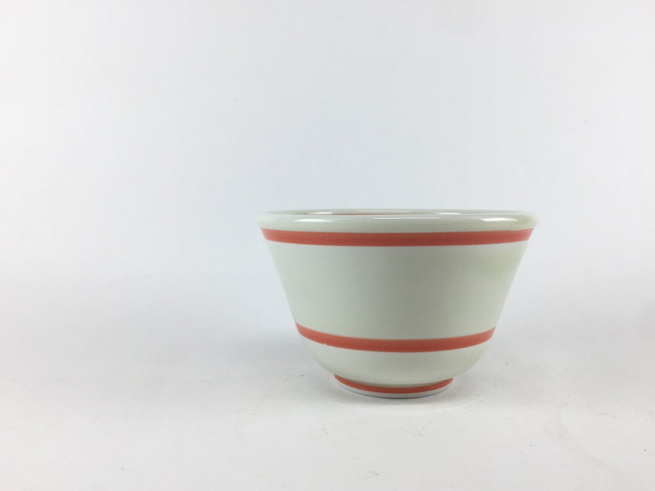 【SALE】赤ライン反仙茶　9.5cm　有田焼【訳あり】