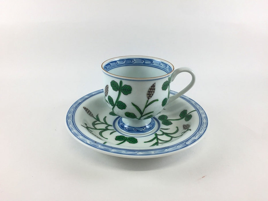 【SALE】H180高珈琲碗皿　(麦)　満水時170cc　有田焼【訳あり】