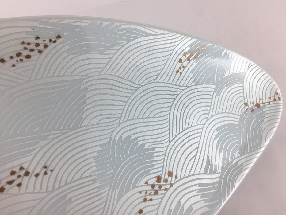 【SALE】花びら型焼皿　26cm　有田焼【訳あり】