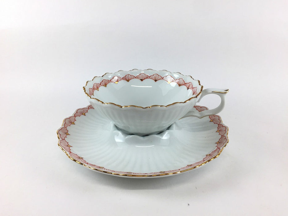 【SALE】フォレスト紅茶碗皿　赤松　200cc　有田焼【訳あり】